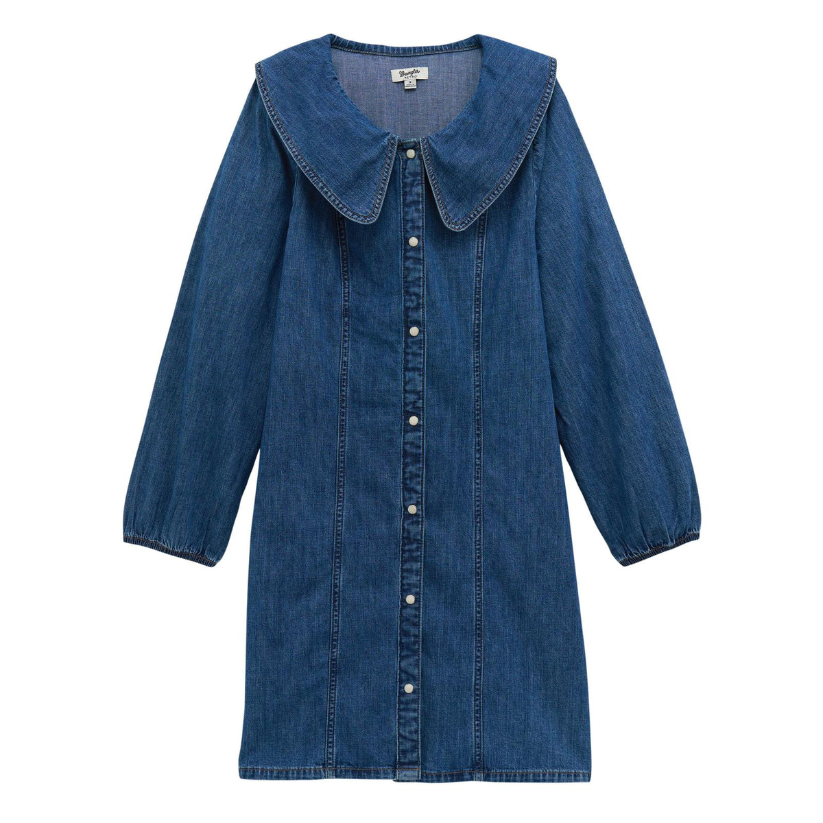 Wrangler Women's Retro Americana Collar Dress- Denim
