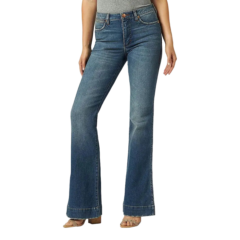 Wrangler Women's Retro Bailey High Rise Trouser Jeans - Shelby - Irvine Tack & Western Wear