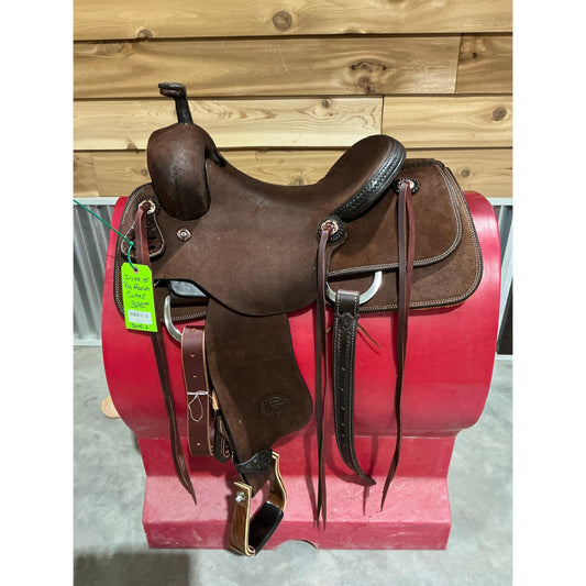 Irvine 15" Pro Ranch Cutter-Chocolate R/O - Irvine Tack & Western Wear