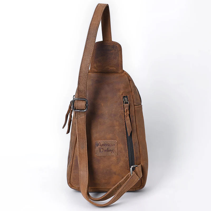 American Darling Sling Hair on Genuine Western Leather Women Bag
