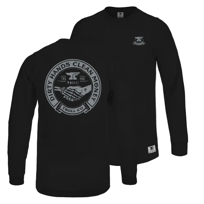 Troll Clothing Co Men's Long Sleeve Haggler Tee Shirt FR - Multiple Colours - Irvine Tack & Western Wear