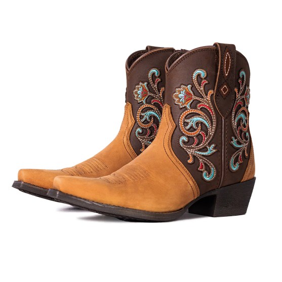 Montana West Women's Western Embroidered Cowgirl Boot - Multi