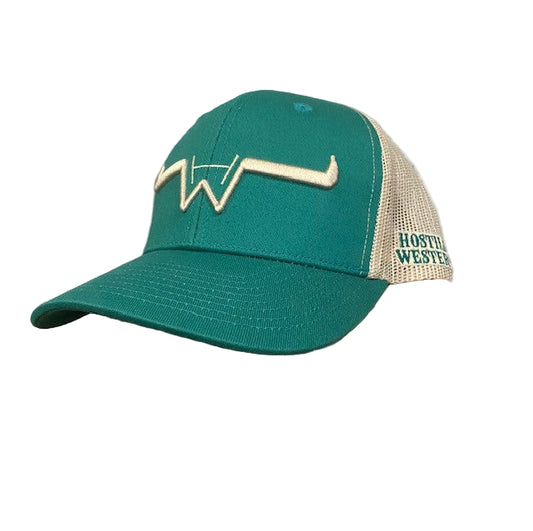 Hostile Western Curved Bill Snapback Cap