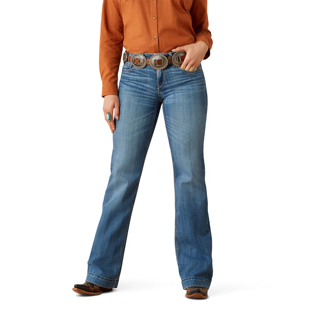 **Ariat Women's Perfect Rise Isabelle Wide Trouser Jeans- Albuquerque - Irvine Tack & Western Wear