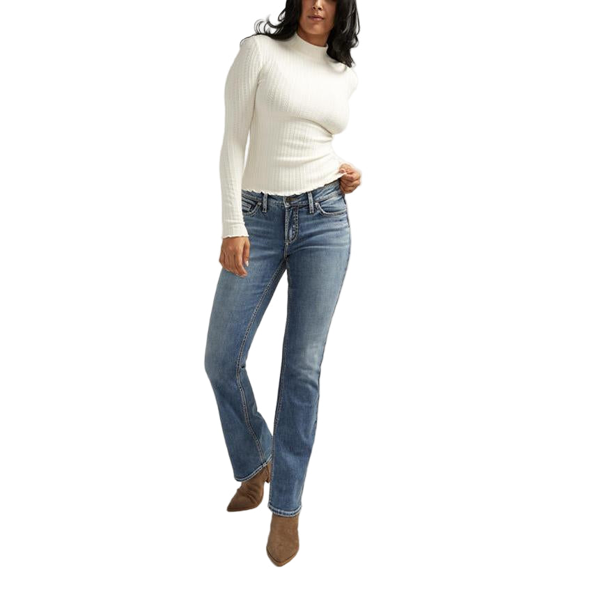 Silver Women's Slim Fit Elyse Slim Boot Jean - Indigo - Irvine Tack & Western Wear