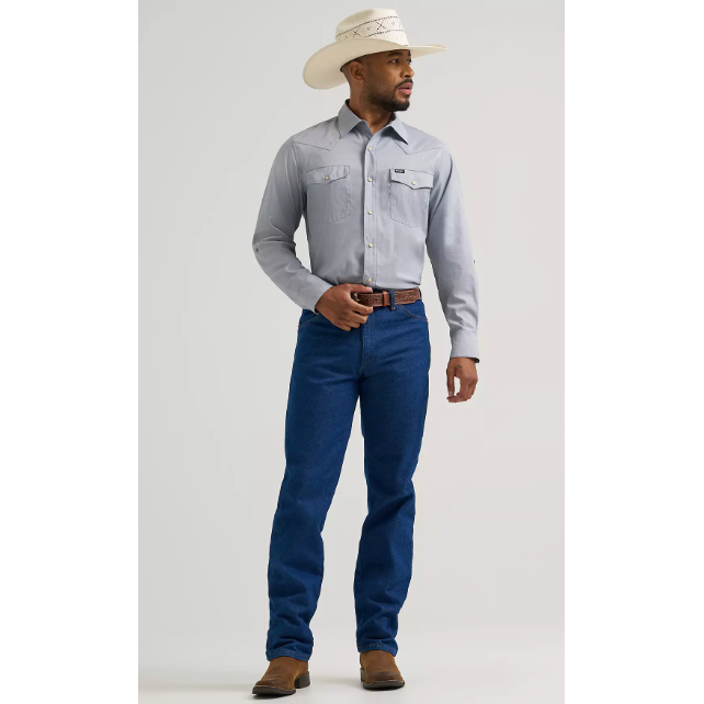 Wrangler Men's All Terrain Gear Drover Utility Shirt- Bering Sea