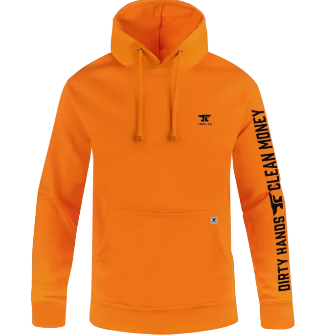 Troll Men's DHCM Anvil Hi-Vis Hoodie - Bright Orange