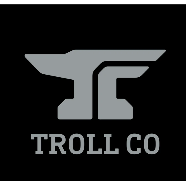 Troll Clothing Co Men's Anvil Classic Hoodie - Black