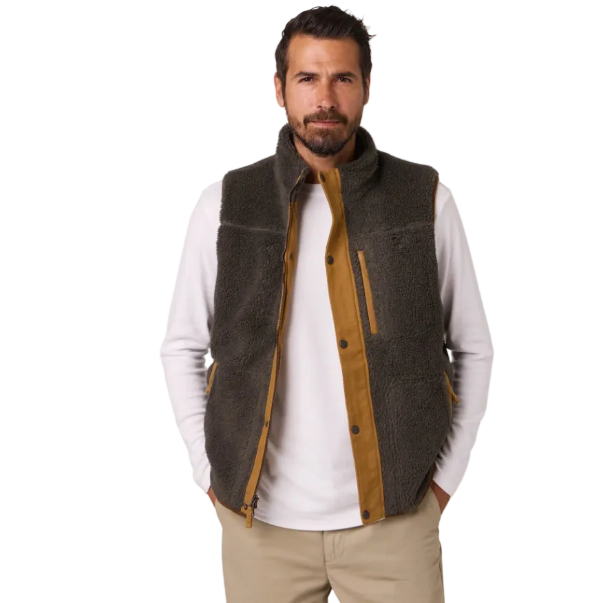 Fieldsheer Men's Ranch Sherpa Vest - Charcoal