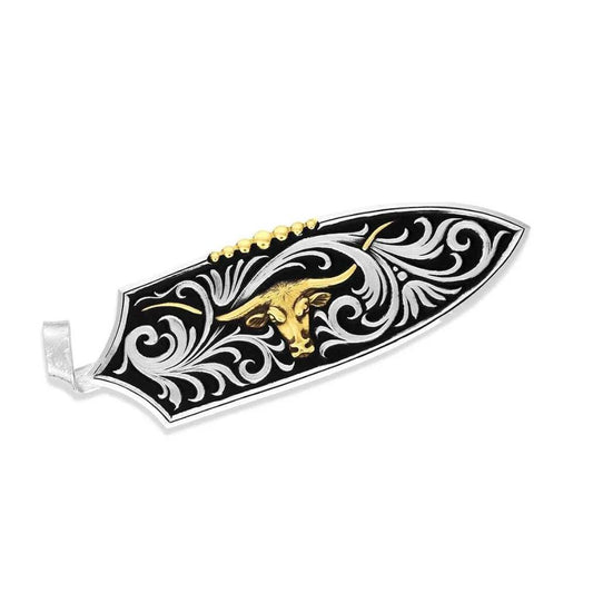Montana Silversmith Longhorn Cattle Drive Hat Feather