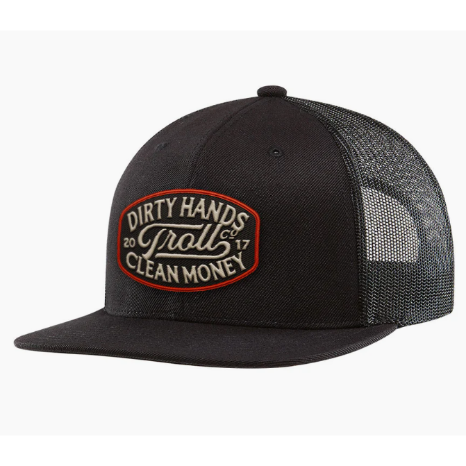Troll DHCM Model T Flat Snapback Cap- Black