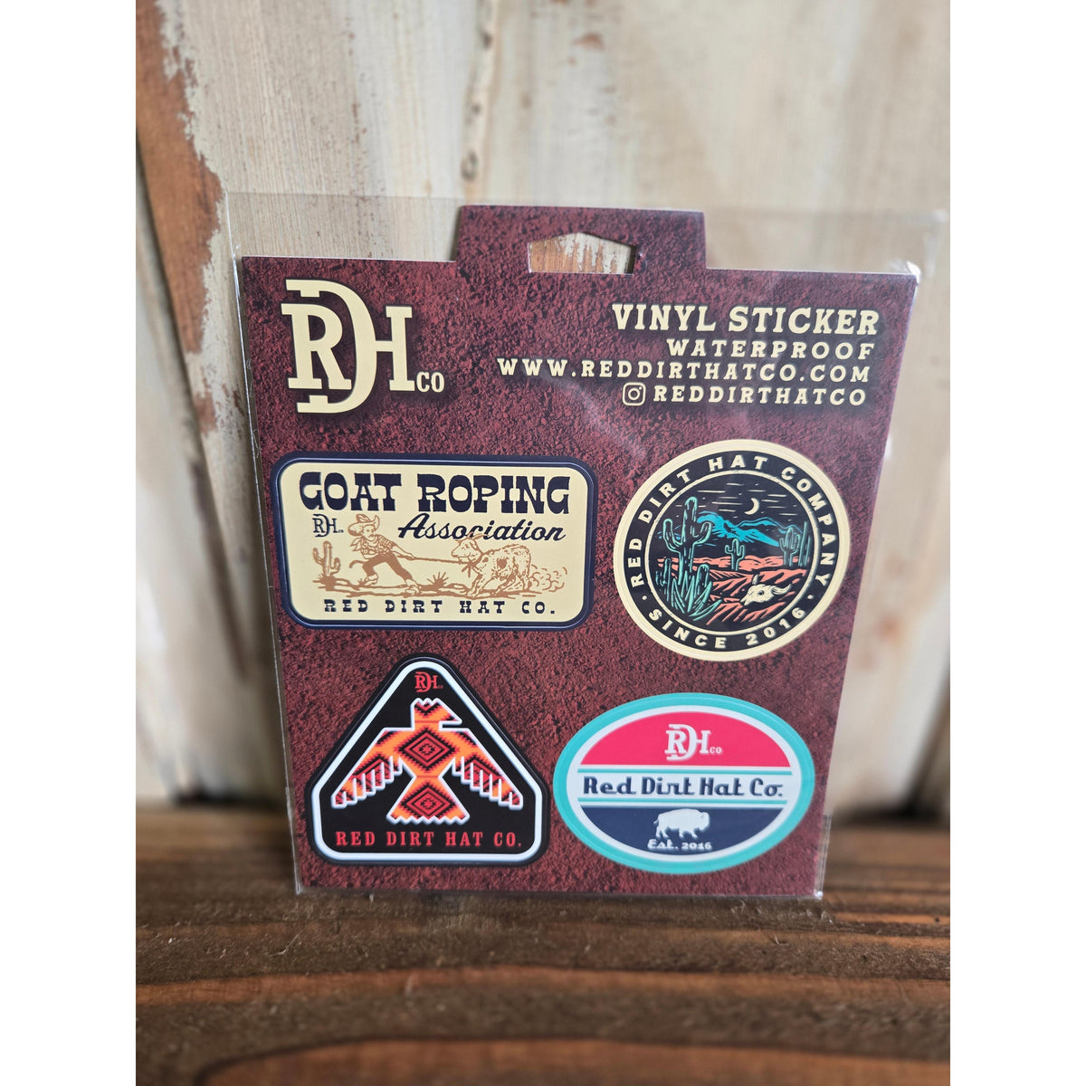 Red Dirt Hat Co Stickers - Irvine Tack & Western Wear