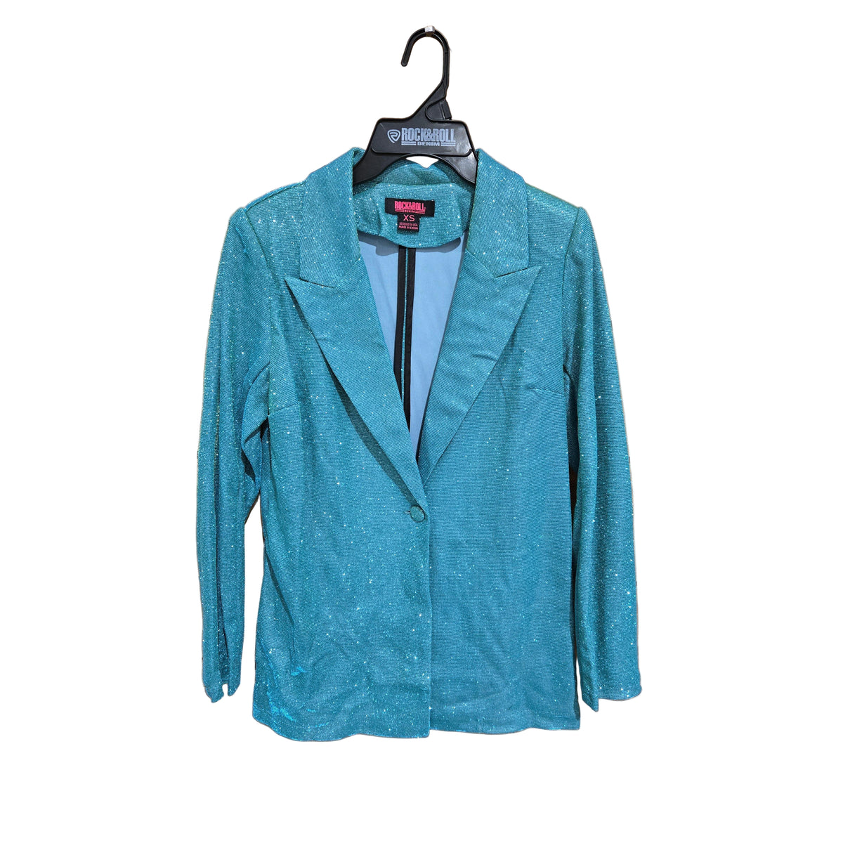 Rock & Roll Women's Iridescent Blazer - Turquoise - Irvine Tack & Western Wear