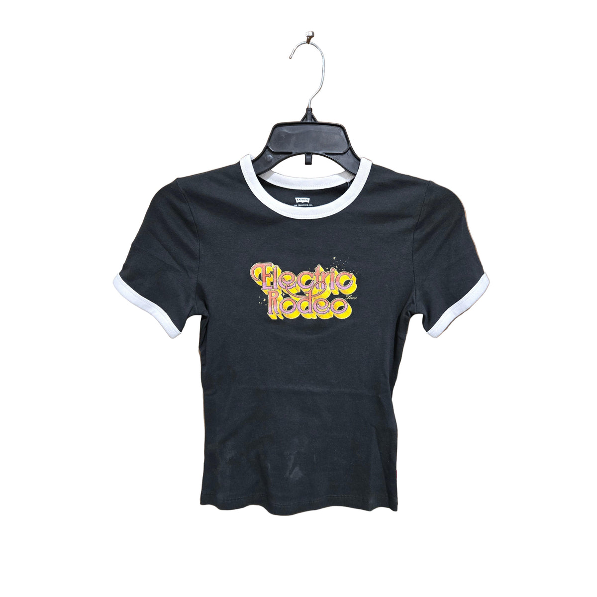 Levi Women's Ringer Rickie Short Sleeve Tee Shirt