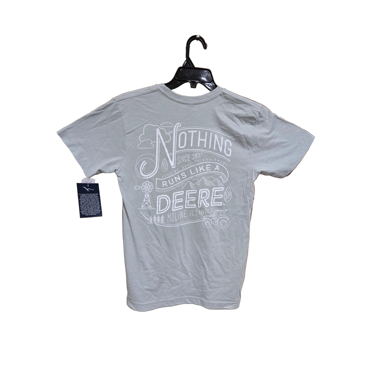 John Deere Women's Monoline Long Sleeve T-Shirt - Eucalypt - Irvine Tack & Western Wear