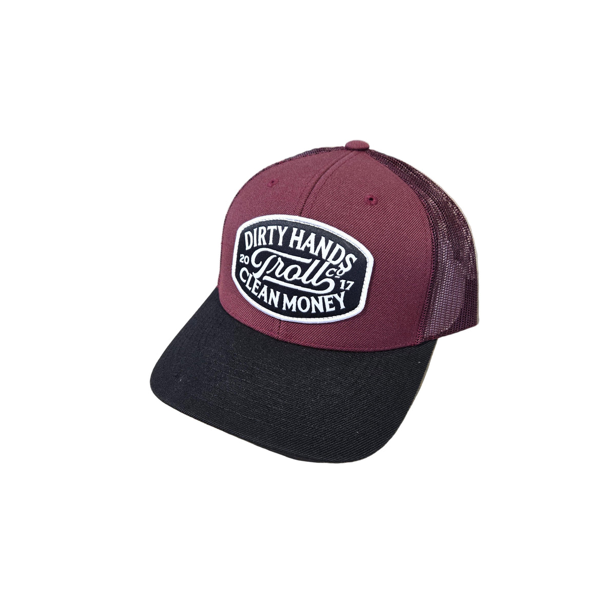 Troll DHCM Model T Curved Snapback Cap - Port Black