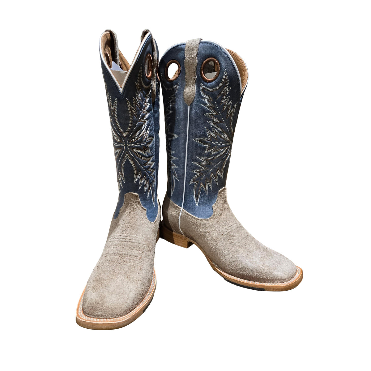 Rocking Diamond Brand Women's Rough Out BSQ Cowgirl Boots - Camel - Irvine Tack & Western Wear