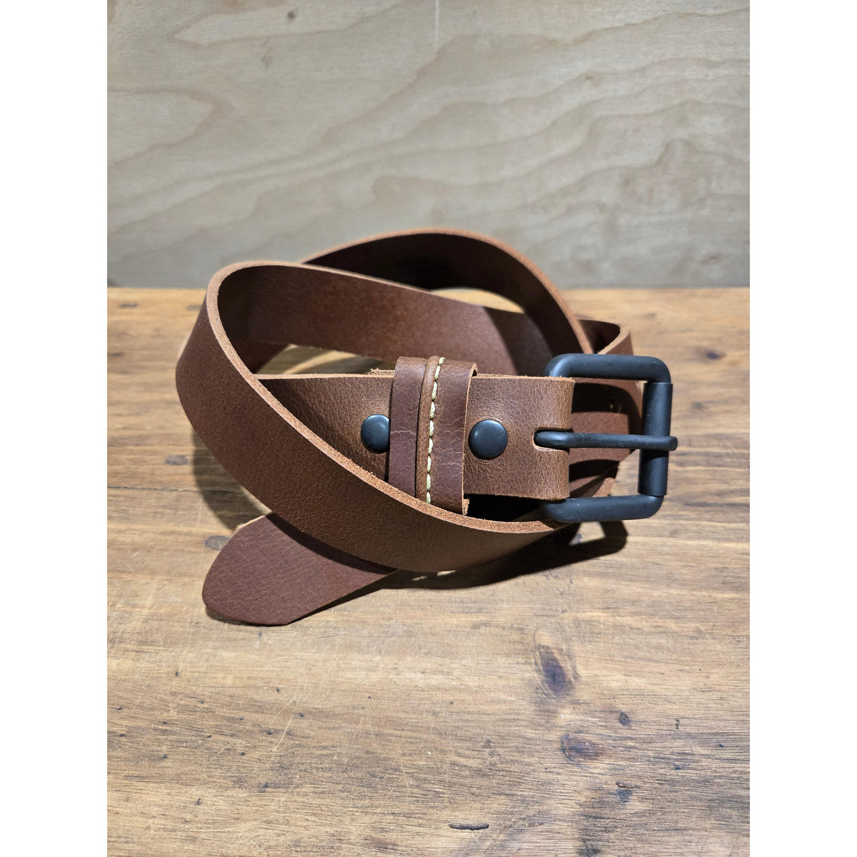 Vintage Bison Ranchero Men's Belt - Tan