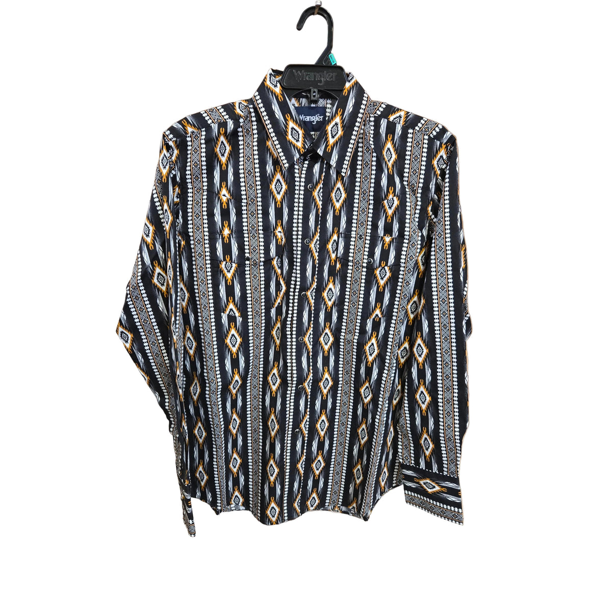 Wrangler Men's Checotah Dress Western Long Sleeve Shirt - Multiple Colour Combos - Irvine Tack & Western Wear