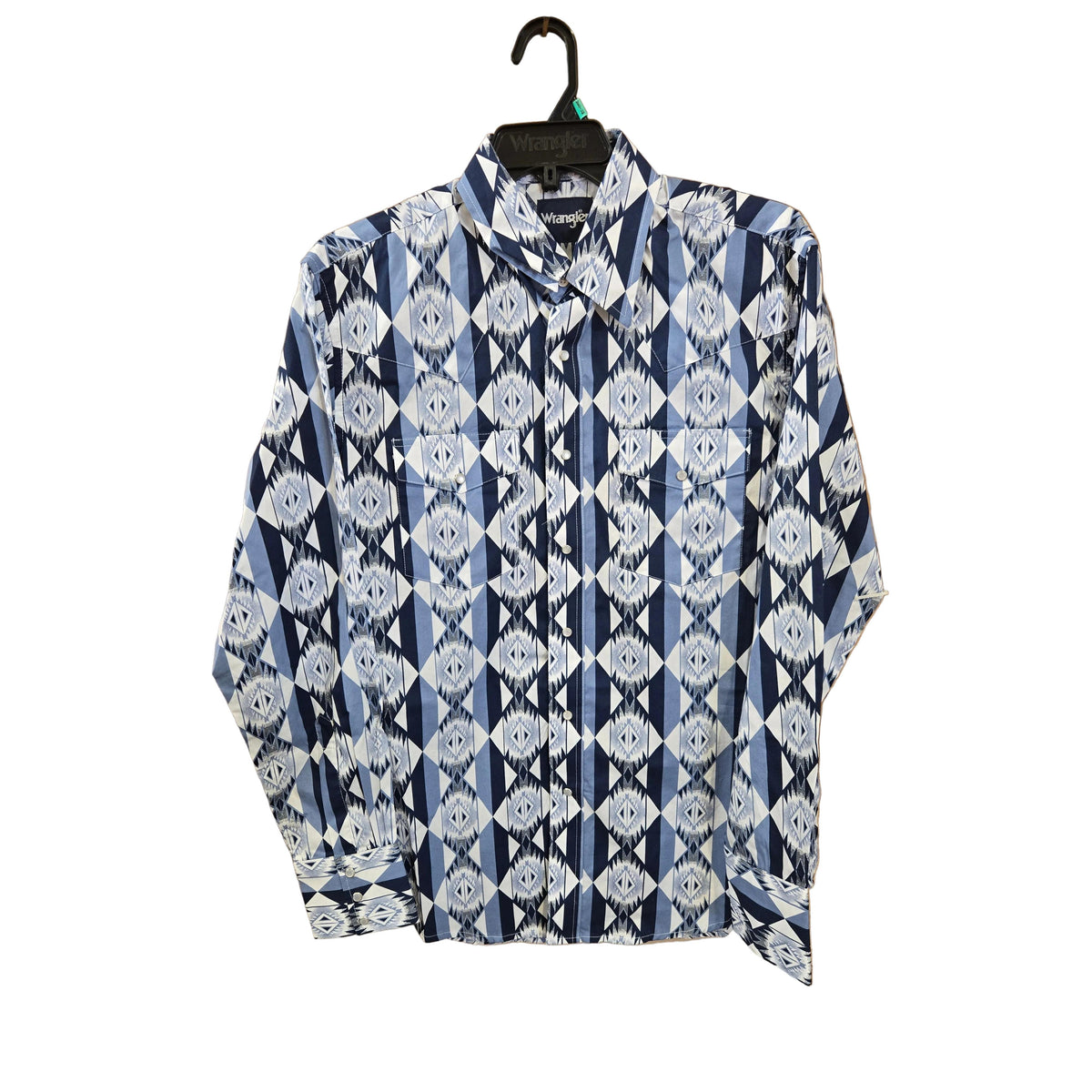 Wrangler Men's Checotah Dress Western Long Sleeve Shirt - Multiple Colour Combos - Irvine Tack & Western Wear