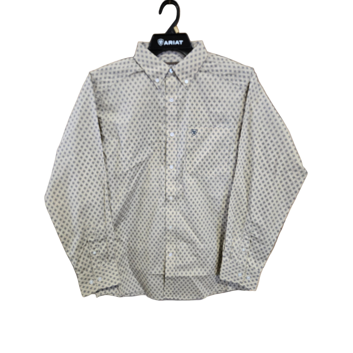 Ariat Men's Long Sleeve Stu Classic Fit Shirt - Irish Cream