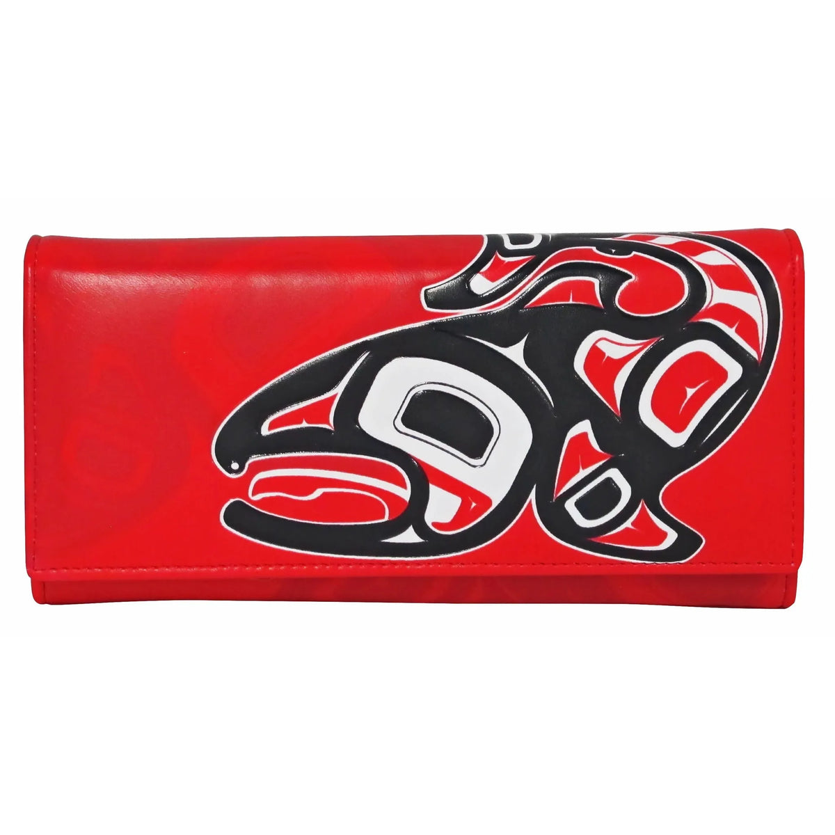Jamie Sterritt Salmon Wallet-Red - Irvine Tack & Western Wear