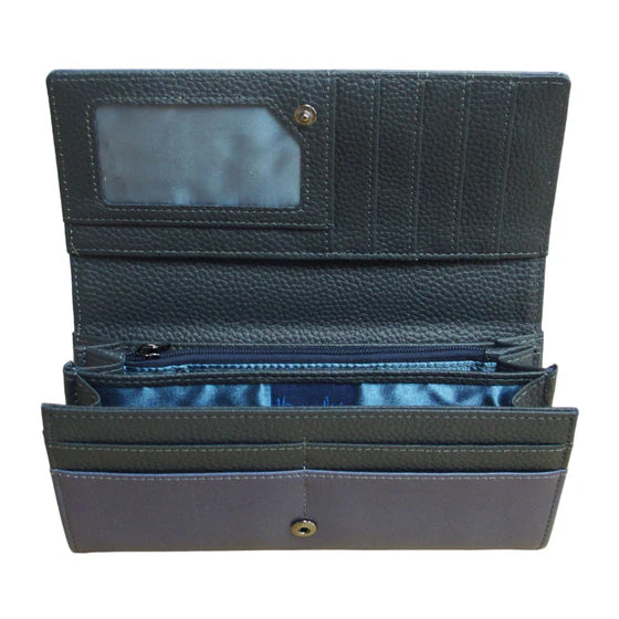 Maxine Noel Mother Earth Wallet- Blue