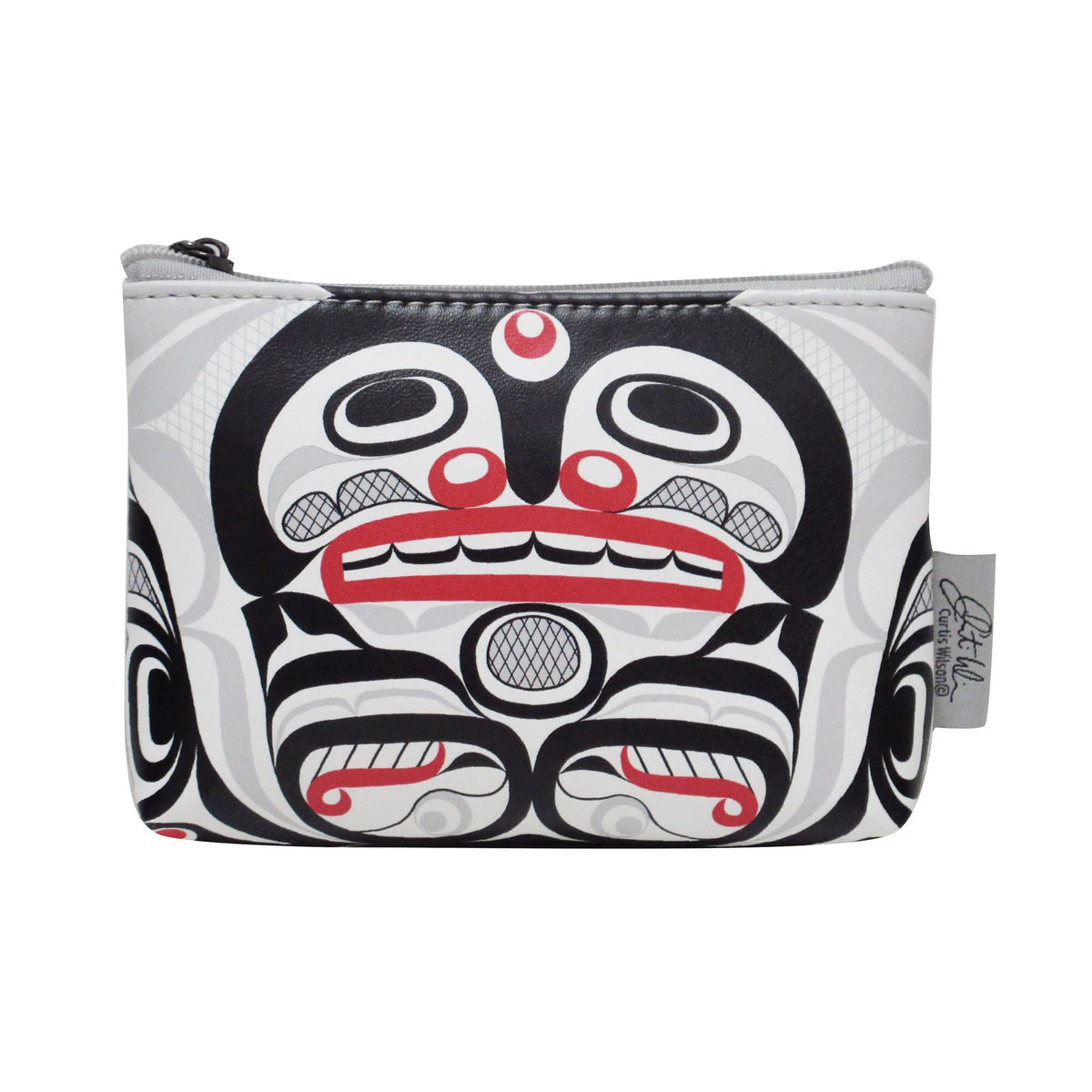 Curtis Wilson Killer Whale Crosshatch Coin Purse- Multi