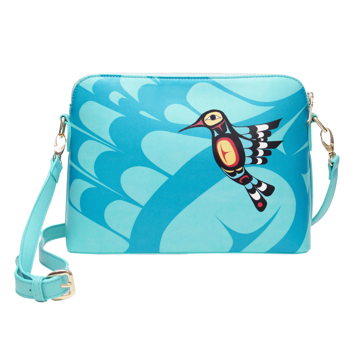 Francis Dick Hummingbird Art Bag- Blue