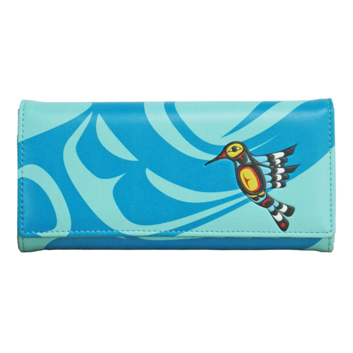 Francis Dick Hummingbird Wallet- Blue