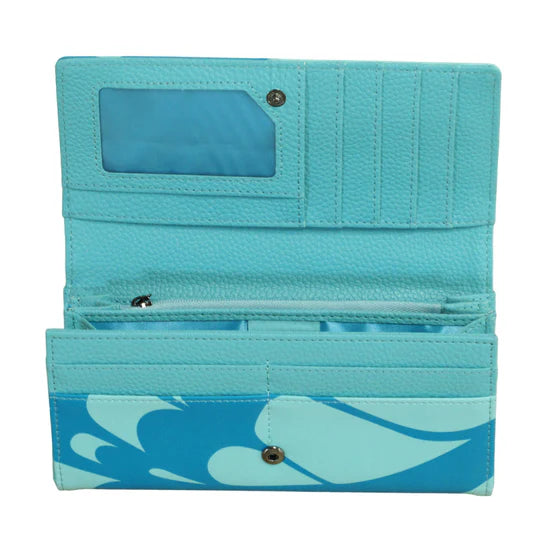 Francis Dick Hummingbird Wallet- Blue