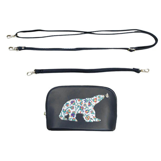 Dawn Oman Spring Bear Convertible Crossbody Bag- Black