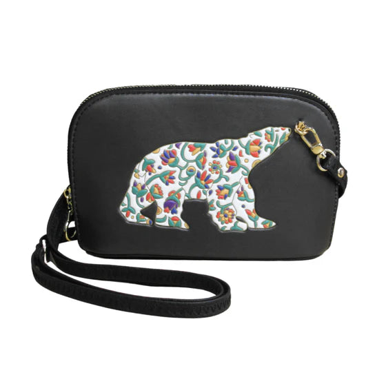 Dawn Oman Spring Bear Convertible Crossbody Bag- Black