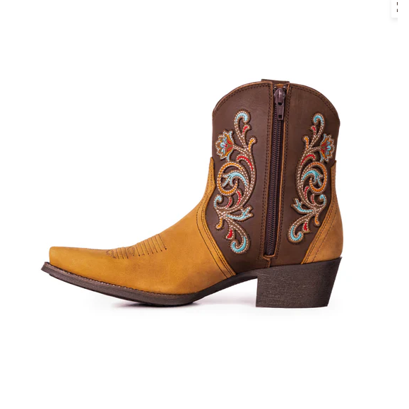Montana West Women's Western Embroidered Cowgirl Boot - Multi
