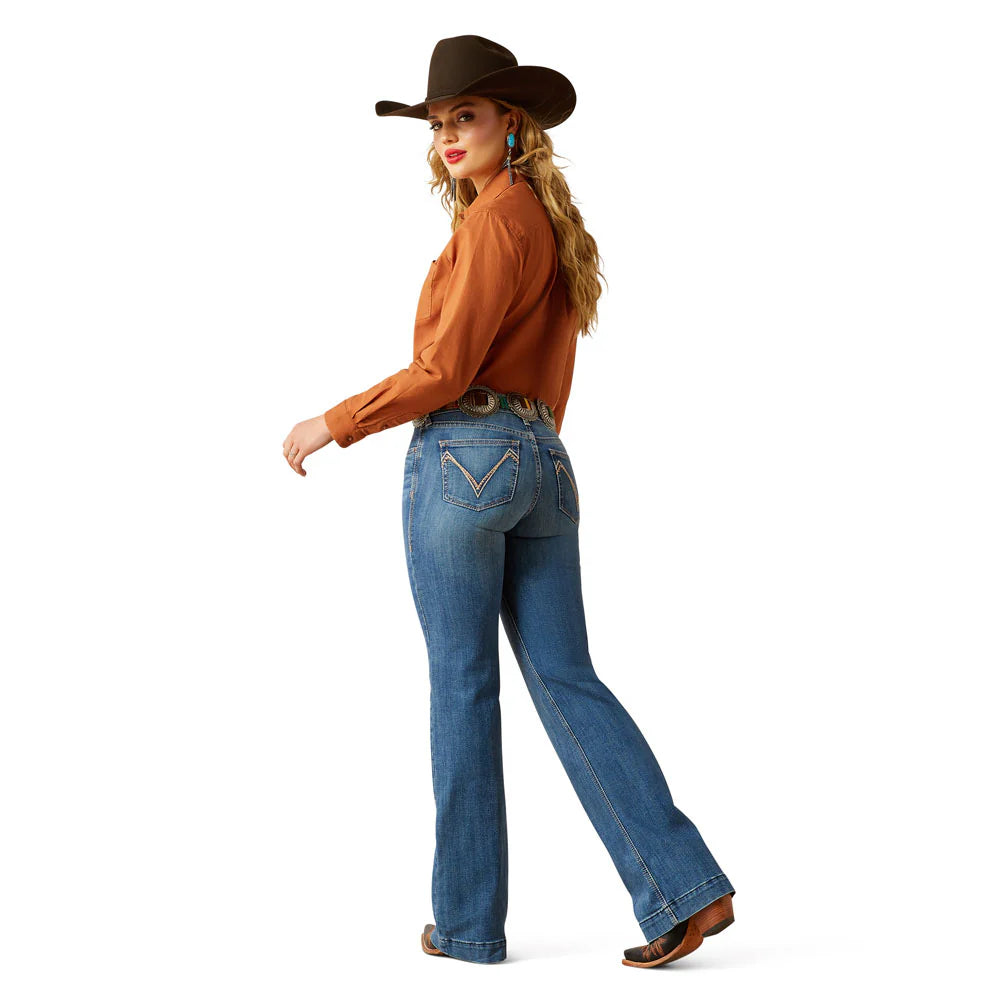 **Ariat Women's Perfect Rise Isabelle Wide Trouser Jeans- Albuquerque - Irvine Tack & Western Wear