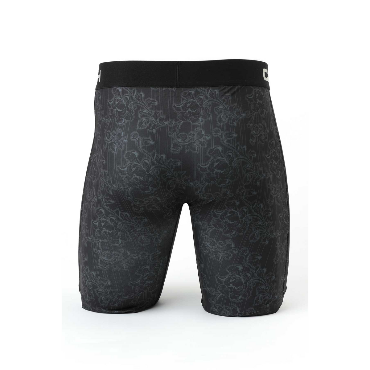 Cinch 9" Floral Boxer Brief- Black - Irvine Tack & Western Wear