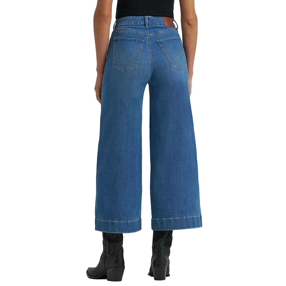 Wrangler Women's Bespoke High Rise Wide Leg Crop Jean - Miranda