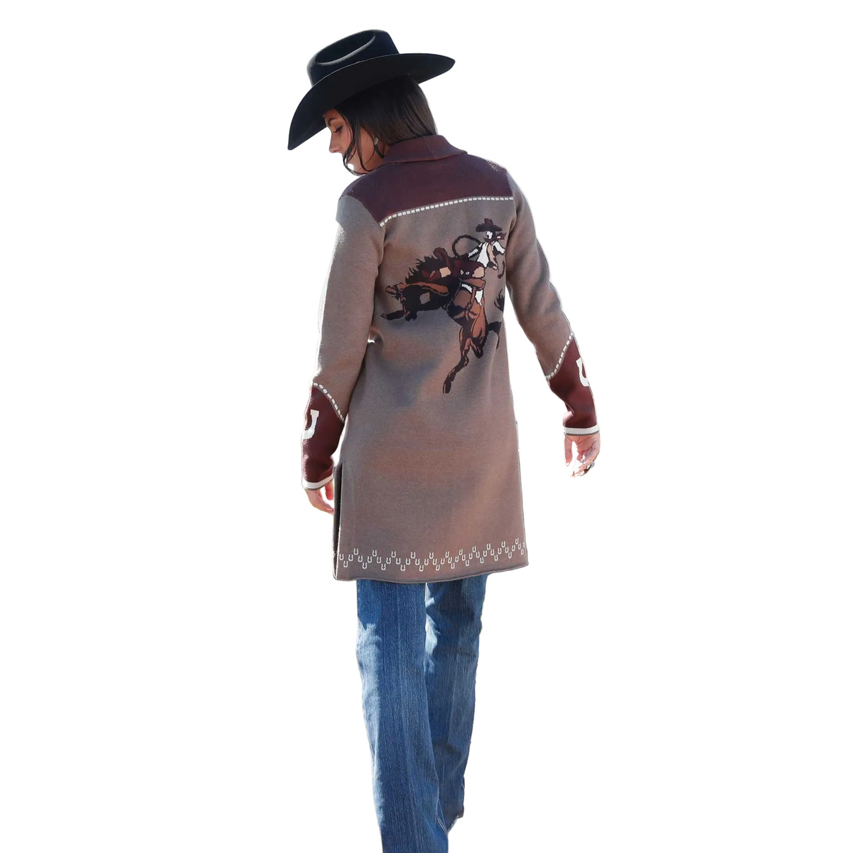 Cinch Women's Long Sleeve Duster - Grey - Irvine Tack & Western Wear