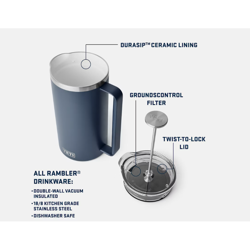 YETI Rambler 1.9 L French Press