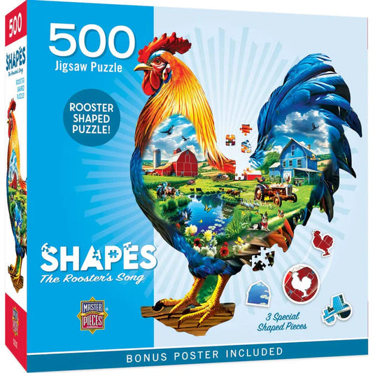 Masterpiece The Rooster's Song 500 Piece Jigsaw Puzzle