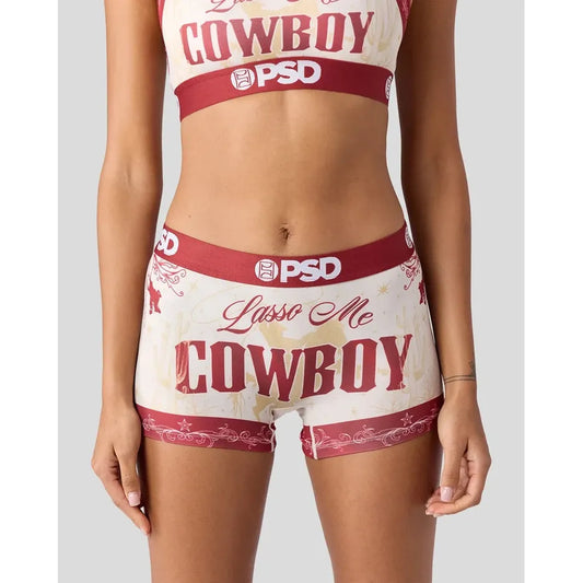 PSD Underwear Women's Lasso Me Underwear - Red/Cream