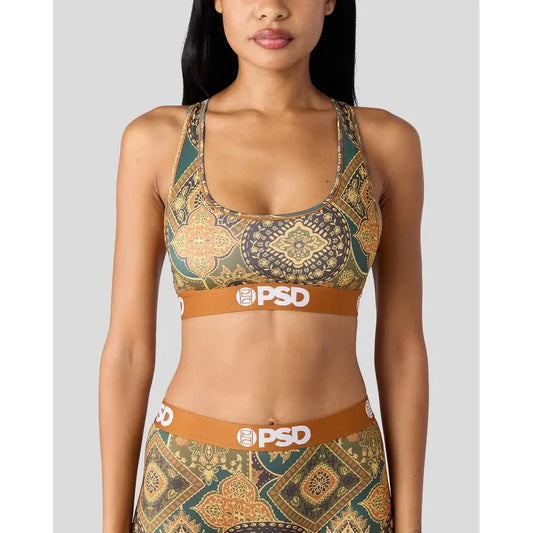 PSD Underwear Women's Hooey Prairie Scarf Sports Bra - Multicolour