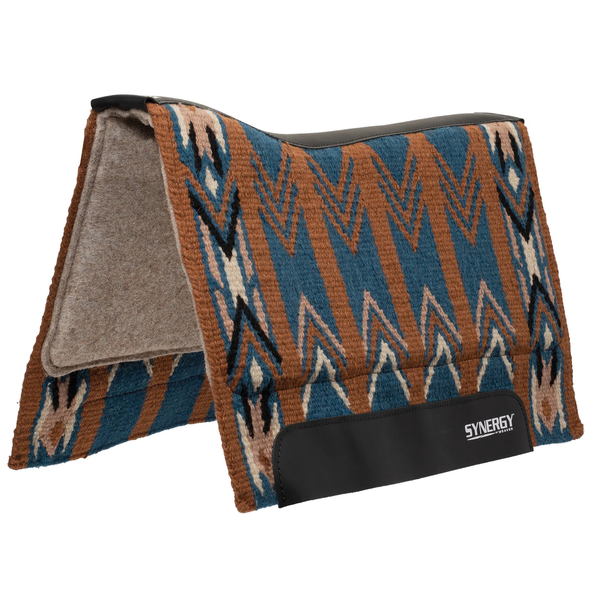 Weaver Synergy Contoured Performance Saddle Pad w/Merino Fleece - 33x38