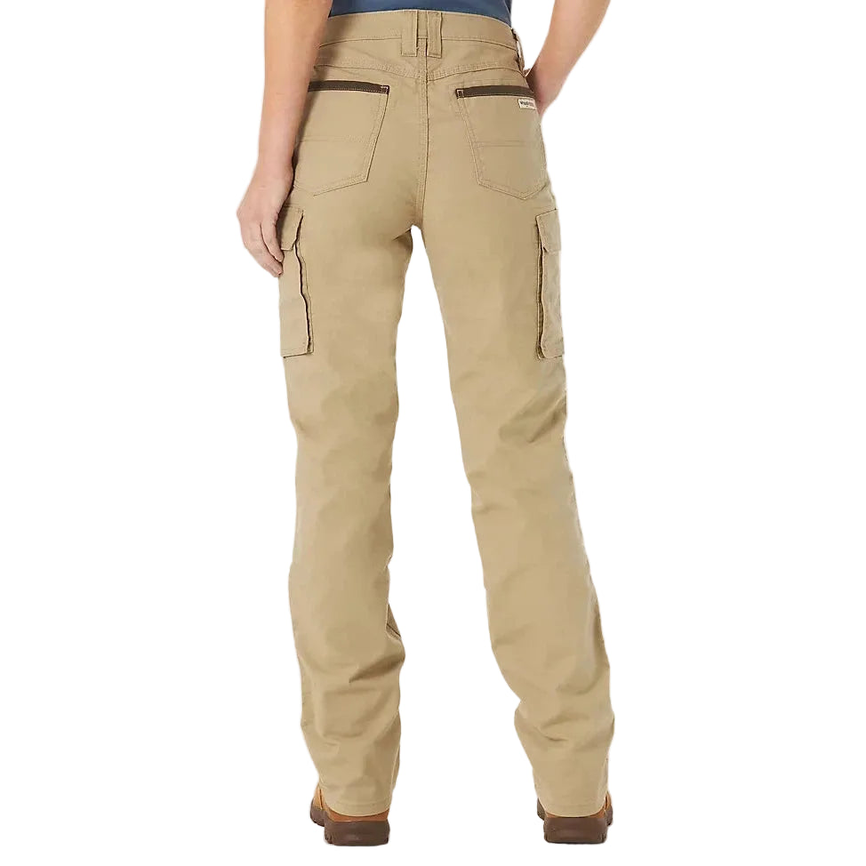 Wrangler Women's Riggs Workwear Ripstop Ranger Cargo Pants - Golden Khaki