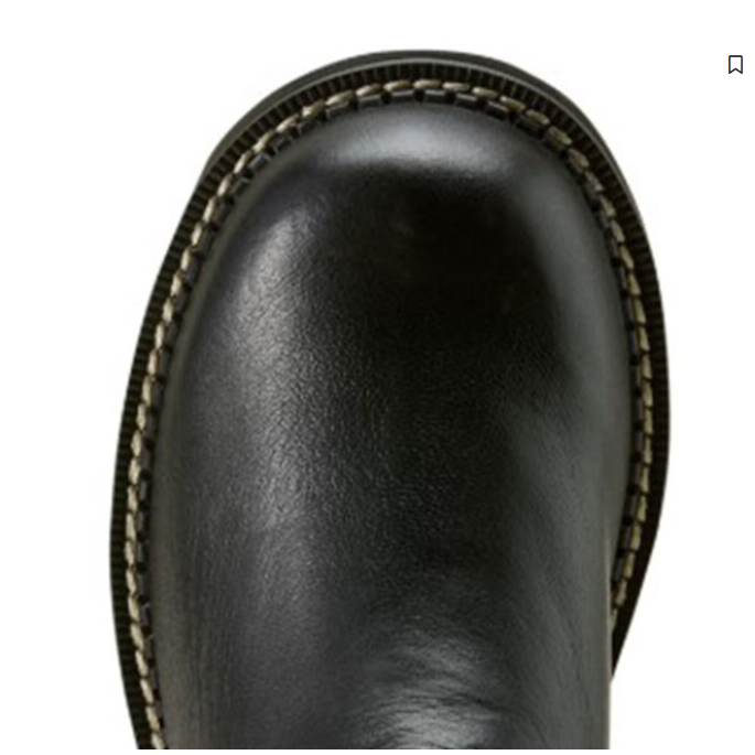 Ariat Women's Fatbaby Chelsea Harness Western Boot- Black Deertan