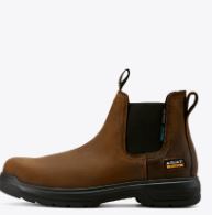 Ariat Men's Turbo Chelsea CSA Waterproof Carbon Toe Work Boot- Rich Brown - Irvine Tack & Western Wear