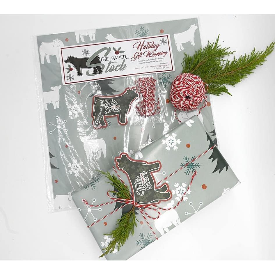 Stock Show Wrapping Holiday Wrapping Paper