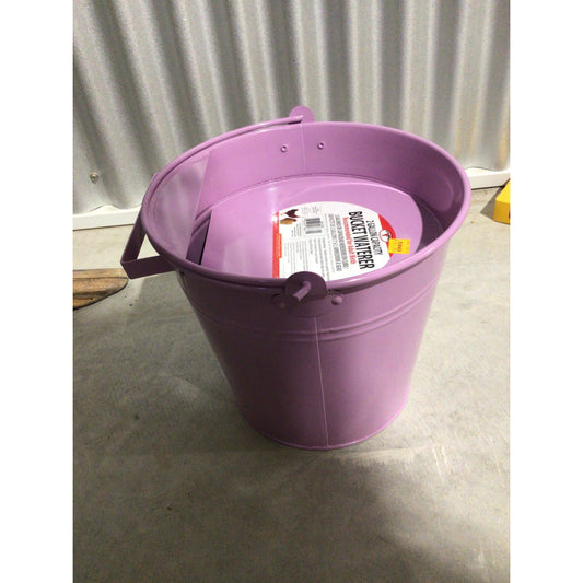 Waterer Painted Galv Bucket 2 GAL