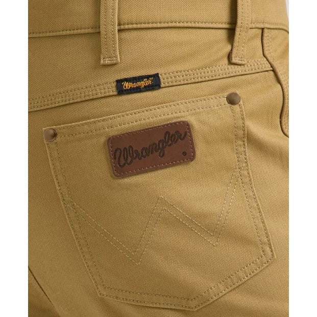 Wrangler Men's Performance Tough Comfort Cowboy Cut Slim Fit Canvas Jean - Kelp Brown - Irvine Tack & Western Wear