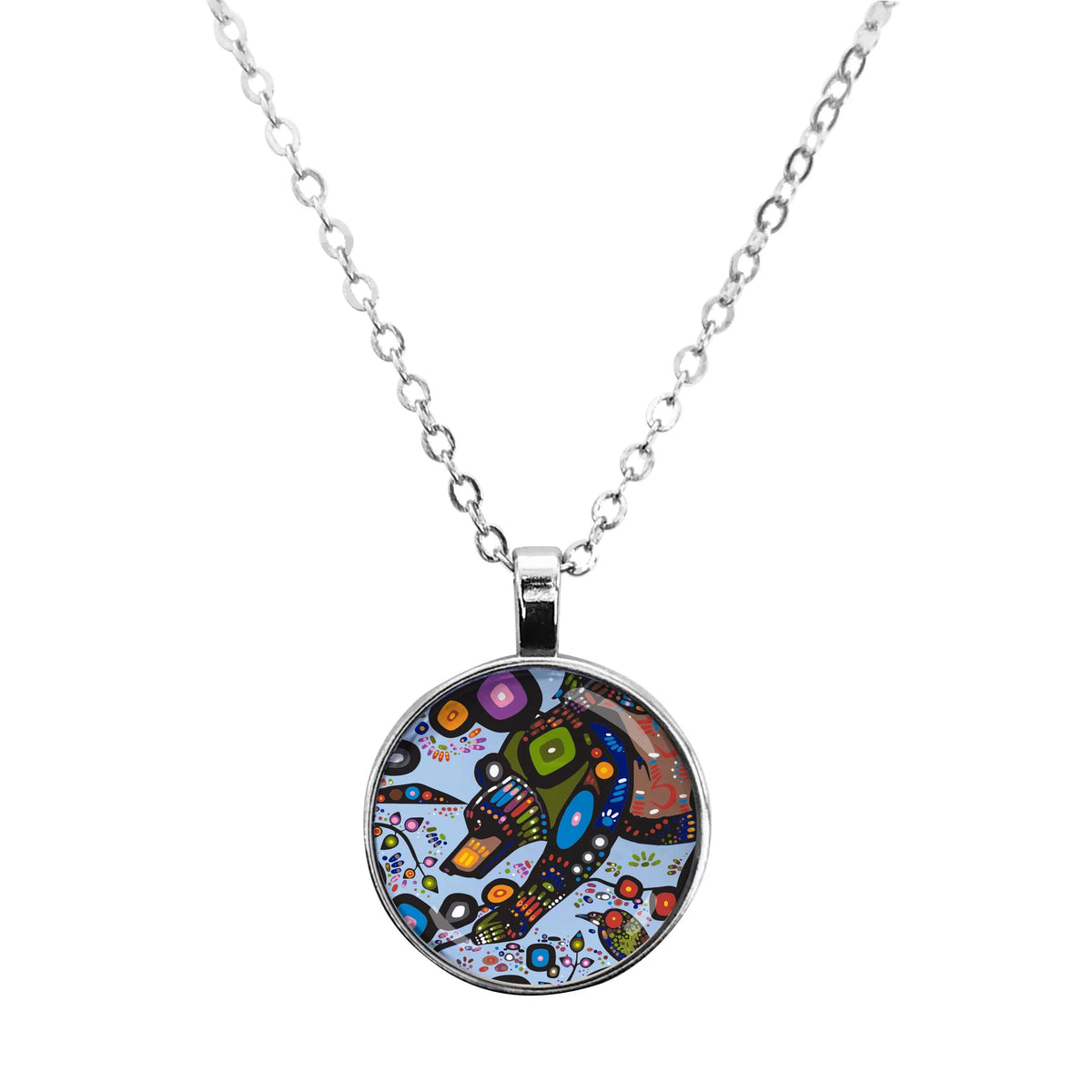 John Rombough Bear Dome Necklace